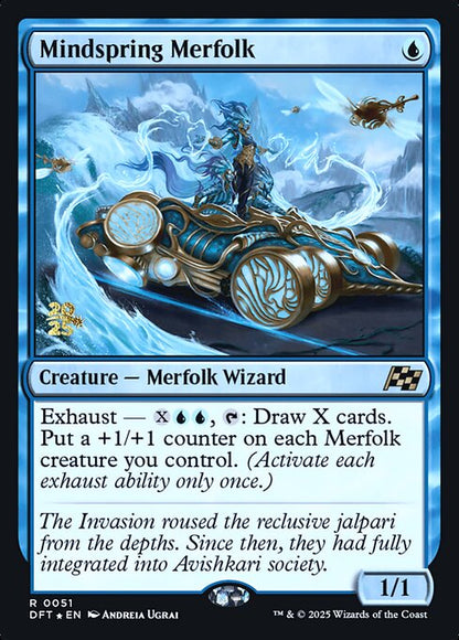 Mindspring Merfolk (51s) (Foil) - NM