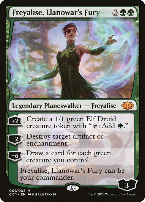 Freyalise, Llanowar's Fury (1) - NM