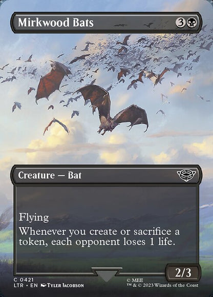 Mirkwood Bats (421) - BORDERLESS (Foil) - NM