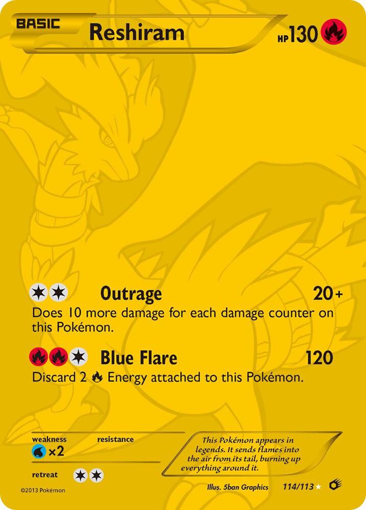 Reshiram 114 (Holofoil) - DM