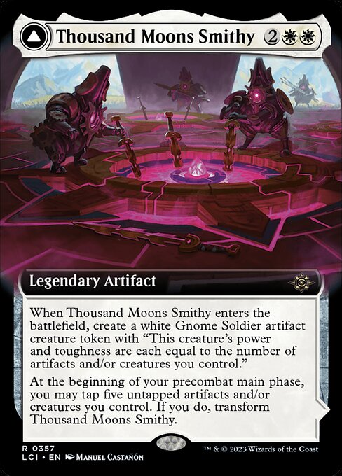 Thousand Moons Smithy // Barracks of the Thousand (357) - EXTENDED ART - NM