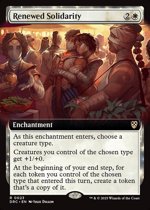 Renewed Solidarity (23) - EXTENDED ART - NM