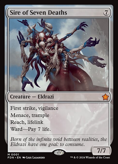 Sire of Seven Deaths (1) (Foil) - NM