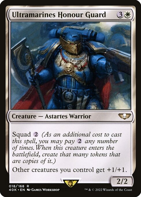 Ultramarines Honour Guard (18) - NM