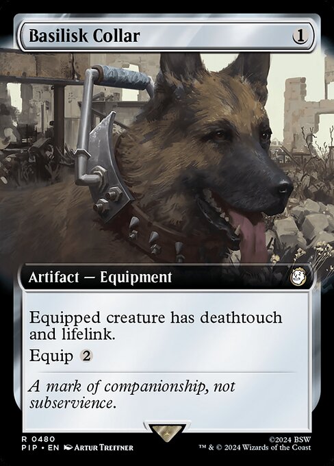 Basilisk Collar (480) - EXTENDED ART (Foil) - NM