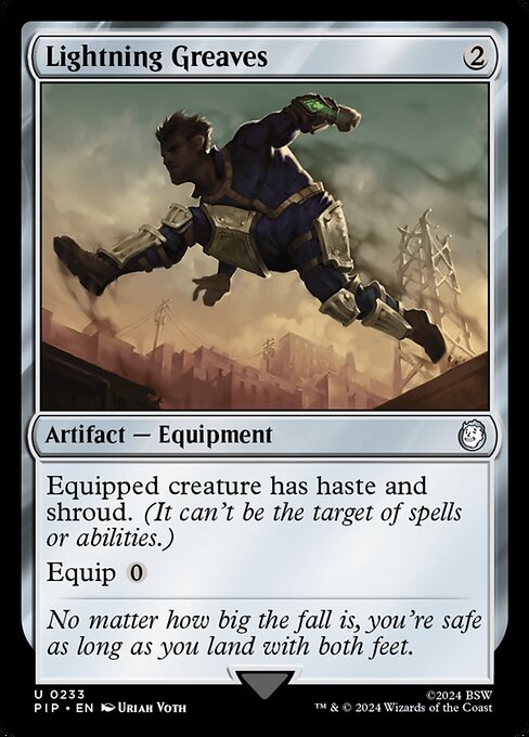 Lightning Greaves (233) (Foil) - NM