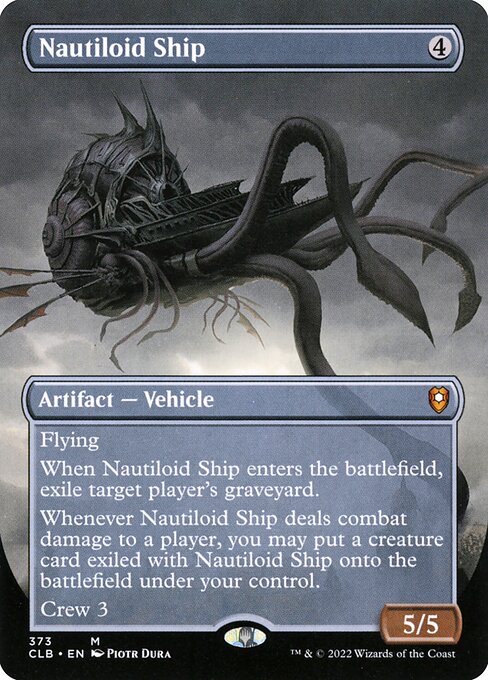 Nautiloid Ship (373) - BORDERLESS - NM