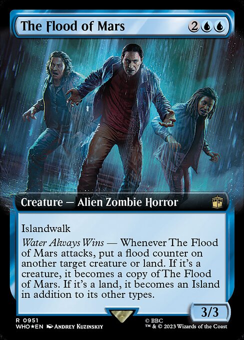 The Flood of Mars (951) - EXTENDED ART (Foil) - NM