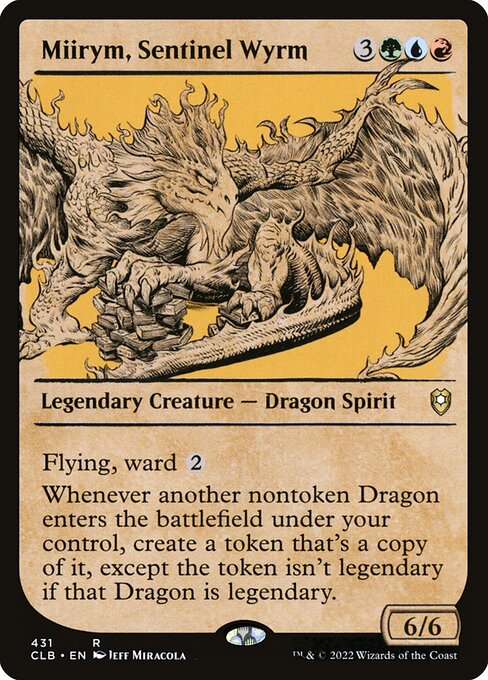 Miirym, Sentinel Wyrm (431) - SHOWCASE (Foil) - NM