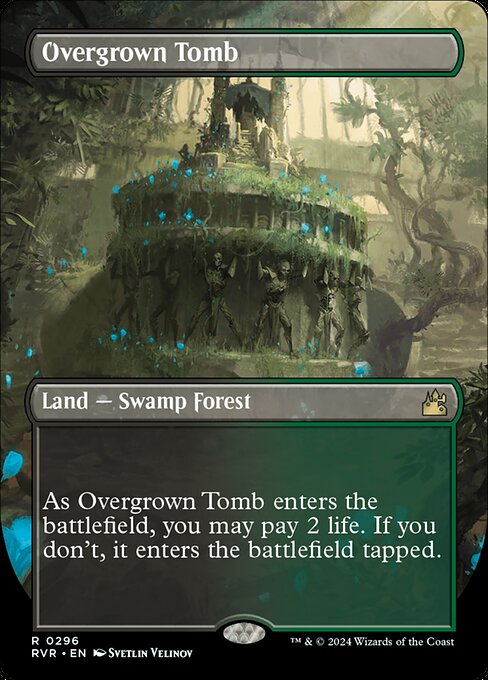 Overgrown Tomb (296) - BORDERLESS (Foil) - NM