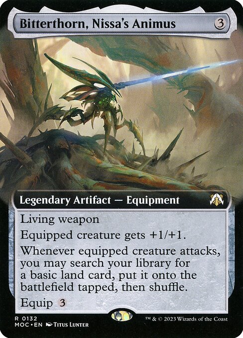 Bitterthorn, Nissa's Animus (132) - EXTENDED ART - NM