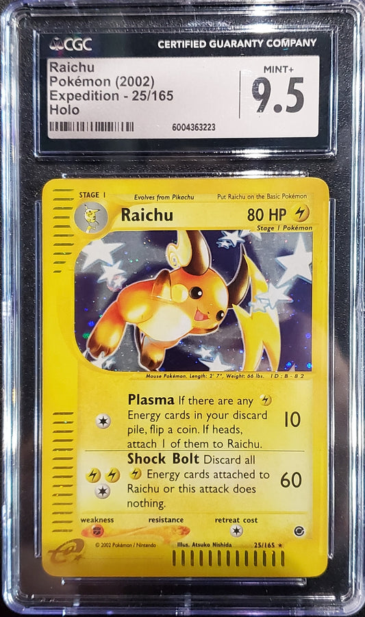 CGC 9.5 Raichu 25 - POKEMON (NM)