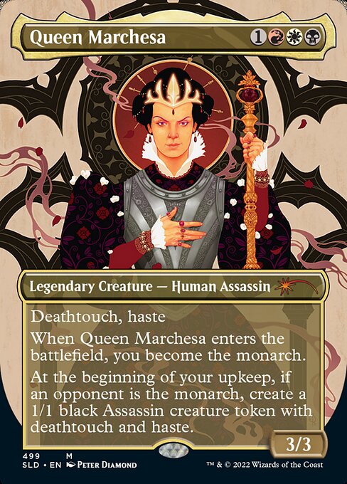 Queen Marchesa (499) - BORDERLESS - FULL ART (Foil) - NM