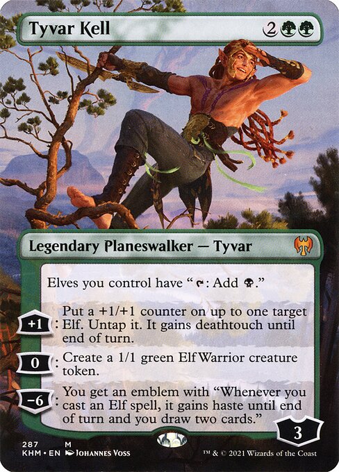 Tyvar Kell (287) - BORDERLESS (Foil) - NM