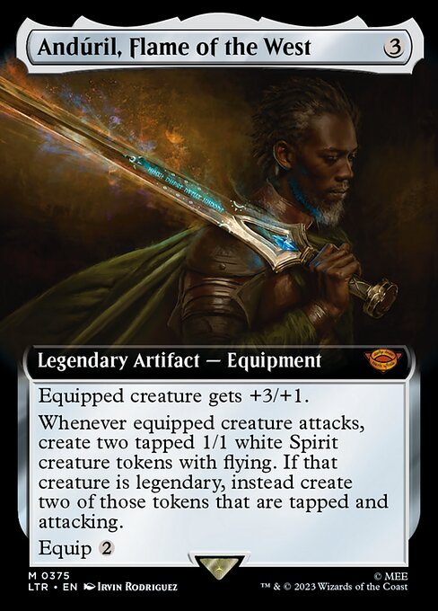 Andúril, Flame of the West (375) - EXTENDED ART - NM