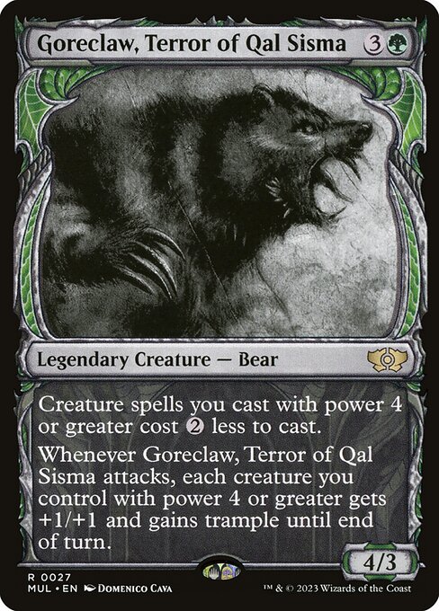 Goreclaw, Terror of Qal Sisma (27) - SHOWCASE (Foil) - NM