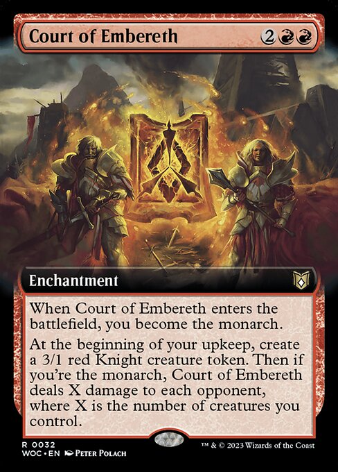Court of Embereth (32) - EXTENDED ART - NM