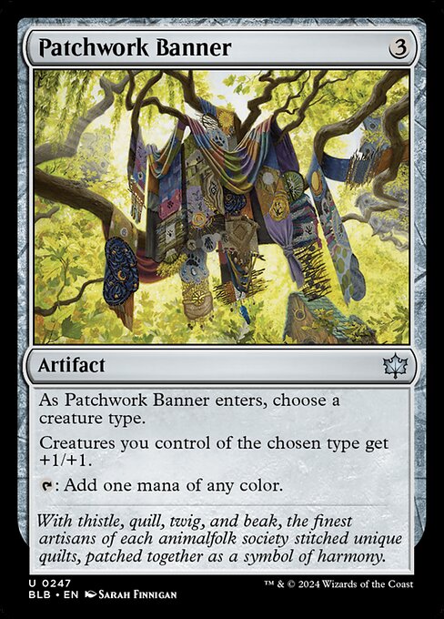 Patchwork Banner (247) (Foil) - NM