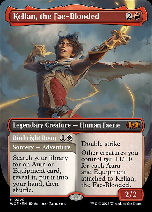 Kellan, the Fae-Blooded // Birthright Boon (298) - BORDERLESS - NM