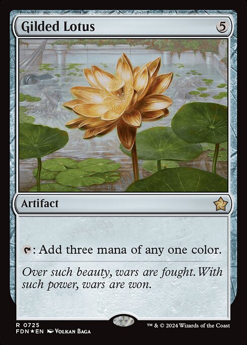 Gilded Lotus (725) (Foil) - NM
