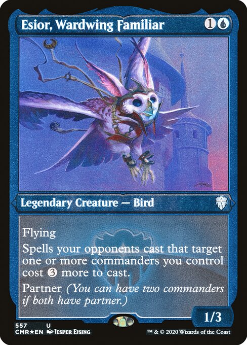Esior, Wardwing Familiar (557) (Etched) - NM