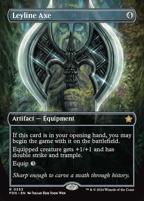 Leyline Axe (353) - BORDERLESS - NM