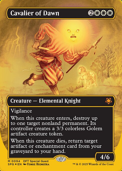 Cavalier of Dawn (94) - BORDERLESS (Foil) - NM