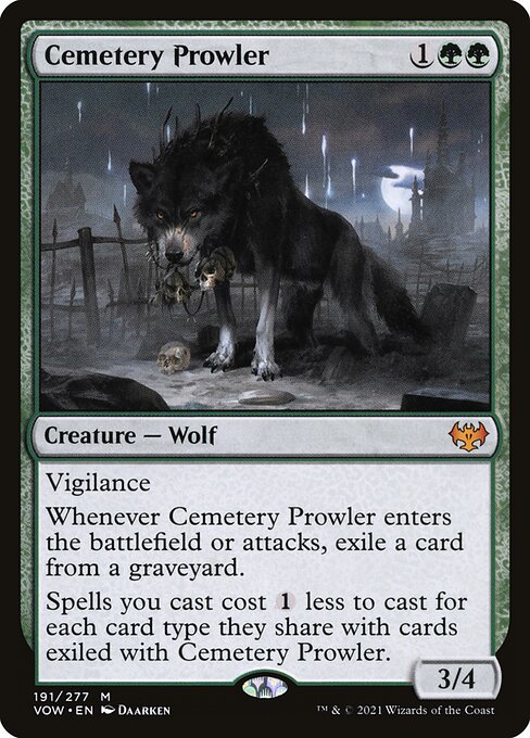 Cemetery Prowler (191) (Foil) - NM