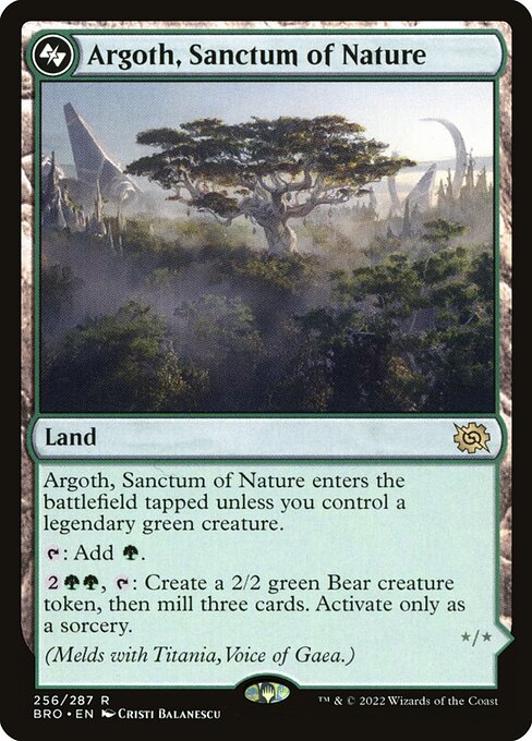 Argoth, Sanctum of Nature (256a) - NM