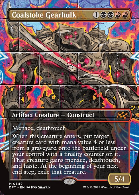 Coalstoke Gearhulk (349) - BORDERLESS - NM