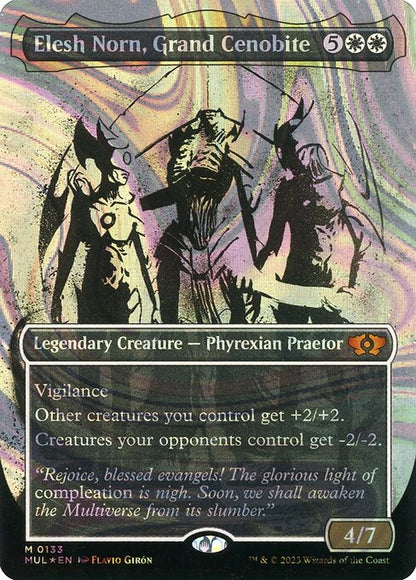Elesh Norn, Grand Cenobite (133) - BORDERLESS - FULL ART (Foil) - NM