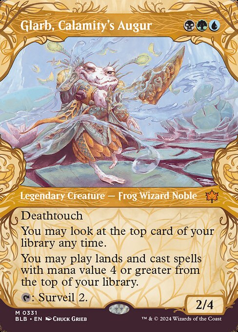 Glarb, Calamity's Augur (331) - BORDERLESS - NM