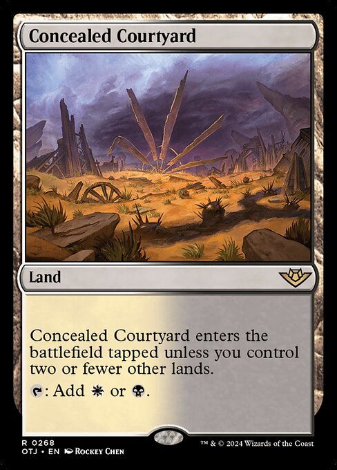 Concealed Courtyard (268) (Foil) - NM