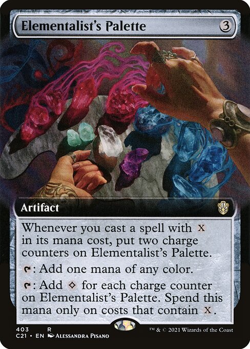 Elementalist's Palette (403) - EXTENDED ART - NM