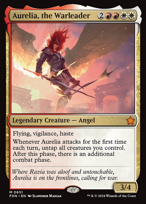 Aurelia, the Warleader (651) - NM