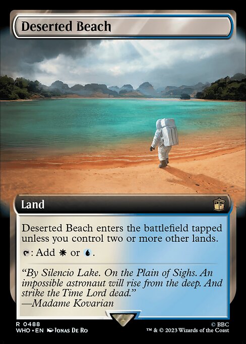 Deserted Beach (488) - EXTENDED ART - NM