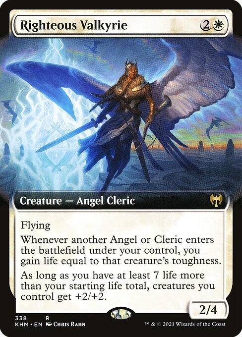 Righteous Valkyrie (338) - EXTENDED ART (Foil) - NM