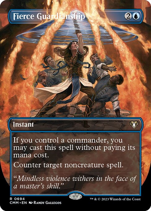 Fierce Guardianship (694) - BORDERLESS (Foil) - NM