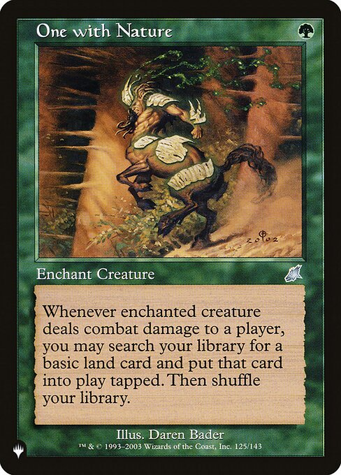 One with Nature (SCG-125) - NM
