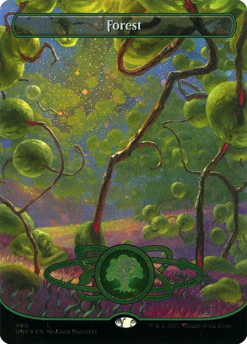 Forest (490) - FULL ART (Foil) - NM