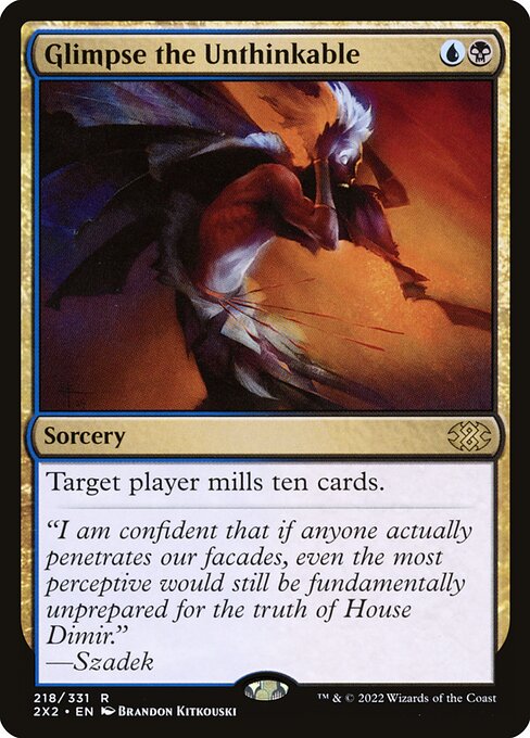 Glimpse the Unthinkable (218) - NM