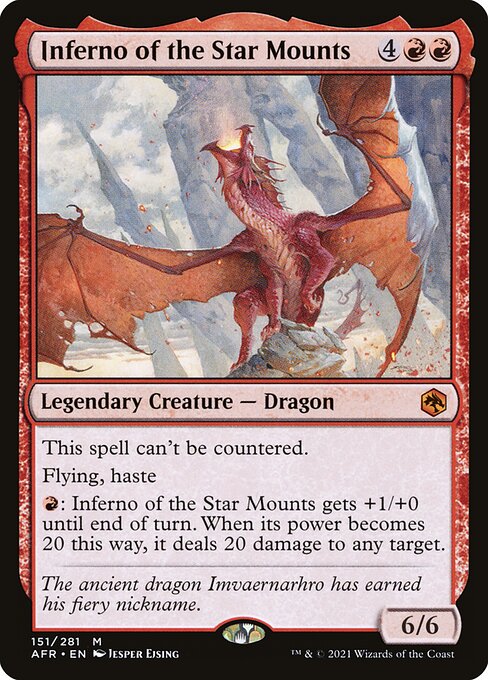 Inferno of the Star Mounts (151) (Foil) - NM