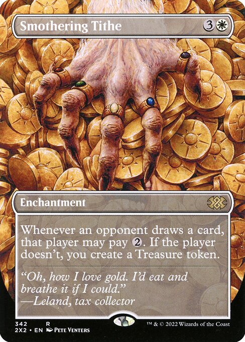 Smothering Tithe (342) - BORDERLESS (Foil) - NM