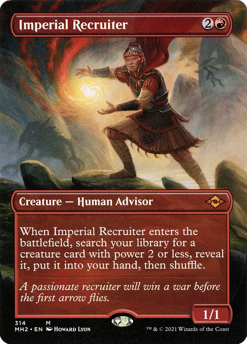Imperial Recruiter (314) - BORDERLESS - FULL ART (Foil) - NM