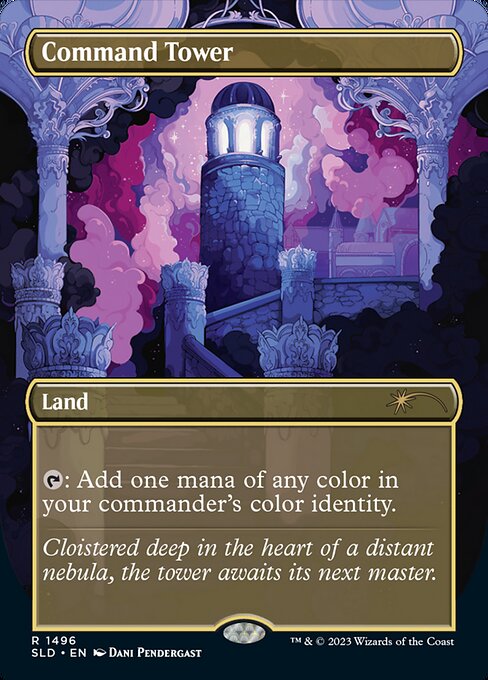 Command Tower (1496) - BORDERLESS - NM