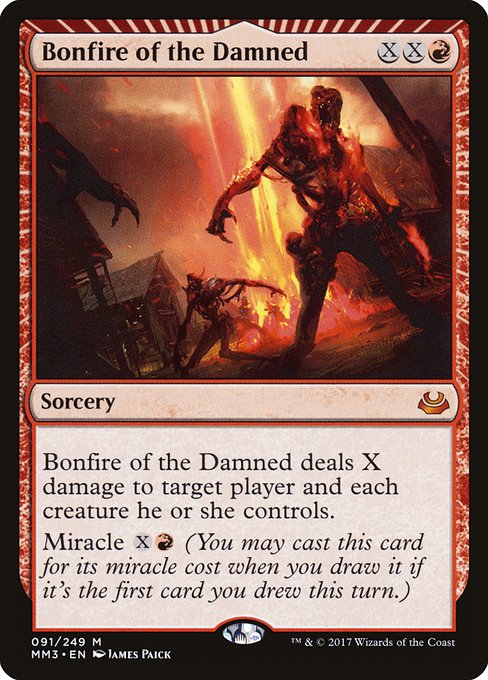 Bonfire of the Damned (91) - NM