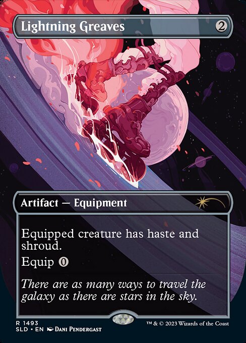 Lightning Greaves (1493) - BORDERLESS - NM