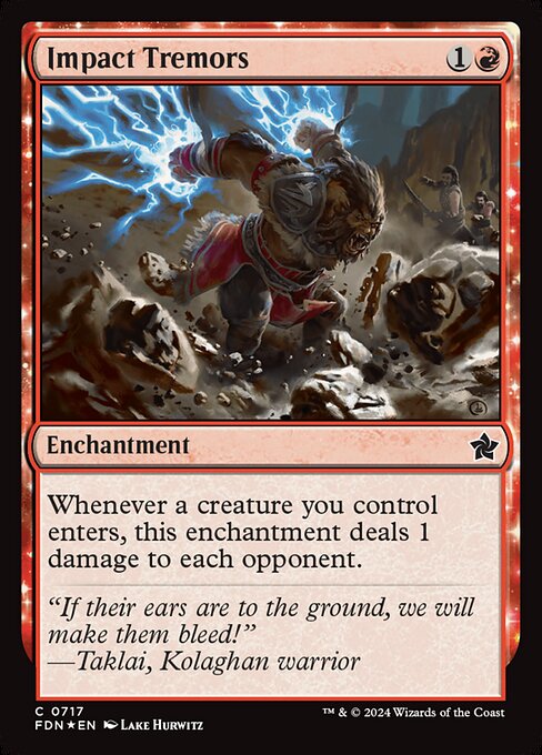 Impact Tremors (717) (Foil) - NM