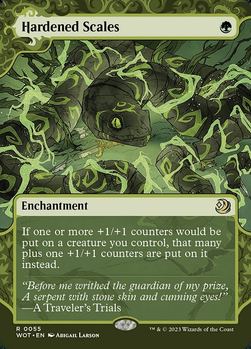 Hardened Scales (55) - BORDERLESS - NM