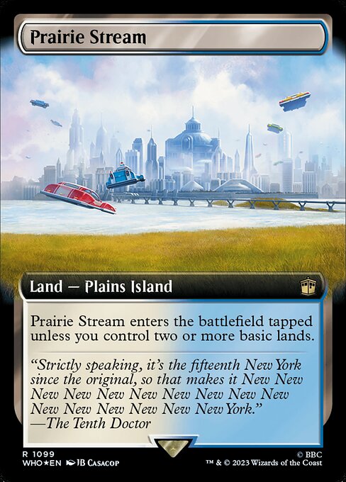 Prairie Stream (1099) - EXTENDED ART (Foil) - NM